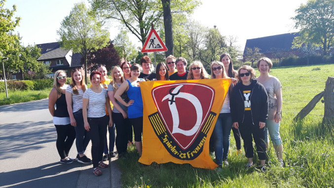 Mit Frauenpower wurde unsere Mannschaft in Münster unterstützt!